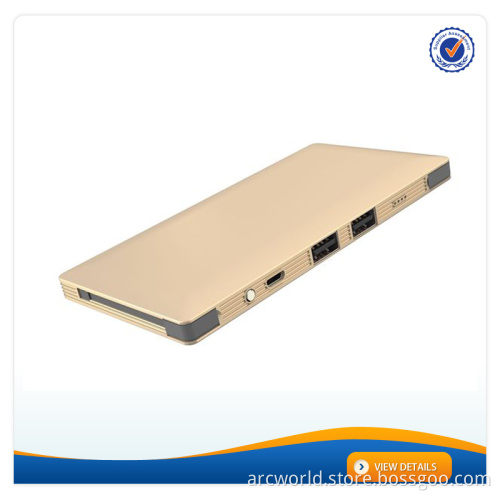 AWC928 For iphone 6 charger Dual USB Ports Power Bank Charger with Charging Cable Power Bank 10000mah